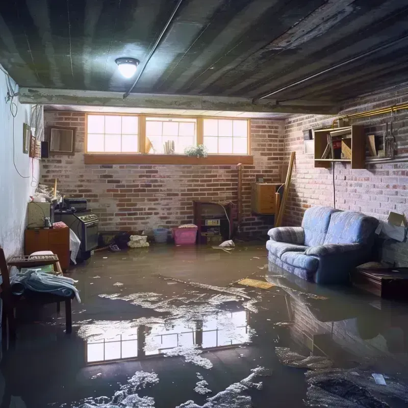 Flooded Basement Cleanup in Hyde Park, VT